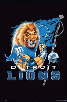 detroit lions logo team football sports lion nfl posters poster pride theme official helmet ferocious costacos 2006 working should local