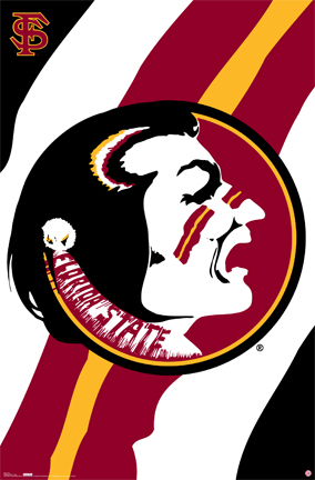 Florida State University FSU Football Logo Art Posters