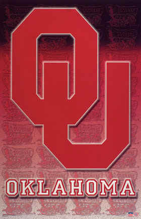 University of Oklahoma Sooners Team Logo Art Print