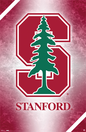 Stanford University Sports Poster Print. NCAA Collegiate Logo Artwork Prints