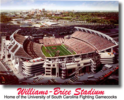 Williams-Brice Stadium Home of the University of South Carolina Fighting Gamecocks