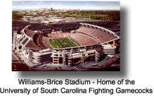 Williams-Brice Stadium - Home of the University of South Carolina Fighting Gamecocks