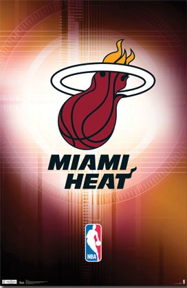 Miami Heat NBA Basketball Sports Professional Team Logo Print Poster ...